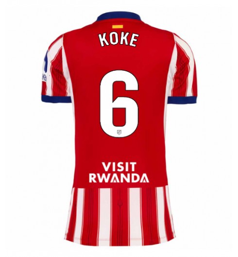Atletico Madrid Koke #6 Domácí Dres pro Dámské 2026-27 Krátký Rukáv Atletico Madrid Koke #6 Domácí Dres pro Dámské 2026-27 Krátký Rukáv